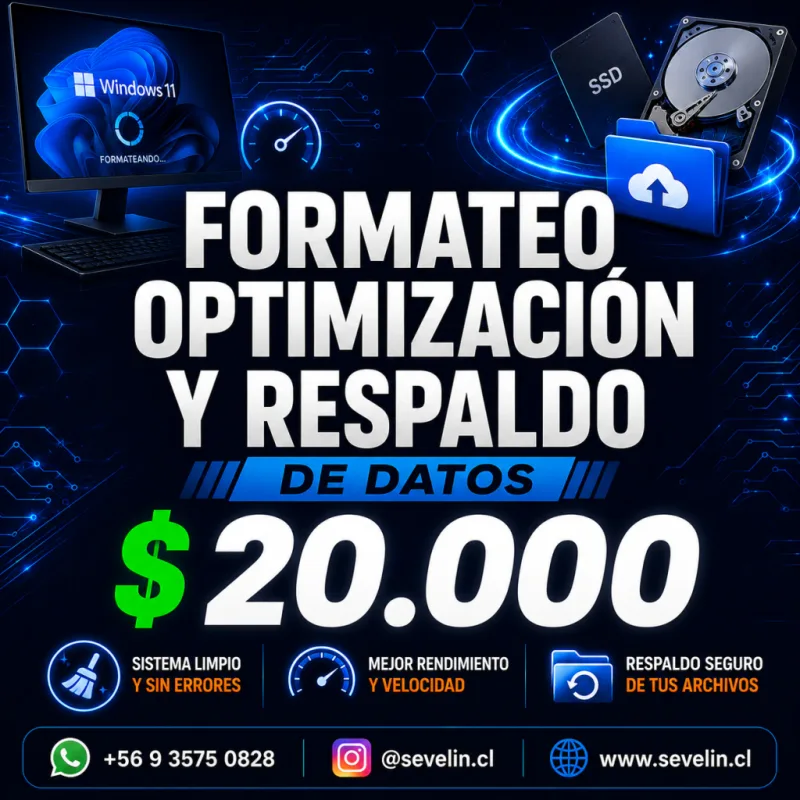 Servicio de Formateo, Optimizacion y Respaldo de Datos