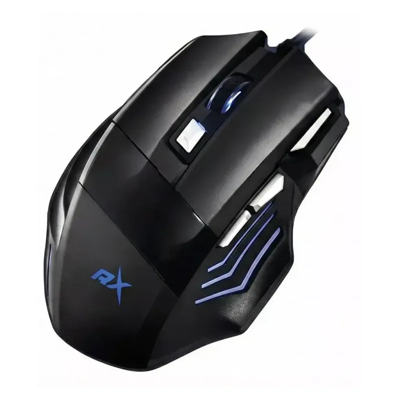 Mouse Gamer Reptilex RX0047 Ergonómico 7 Botones USB 800/2400 DPI